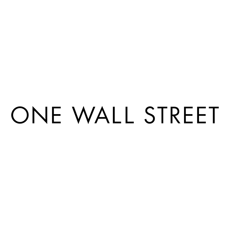 One Wall Street Logo Black