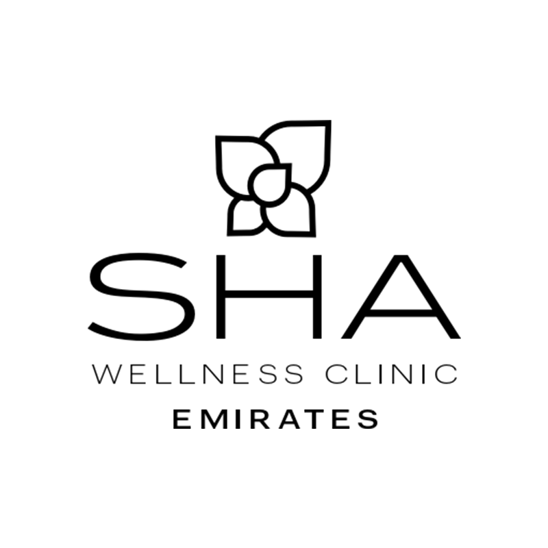 SHA Welness Clinic Emirates Logo Black